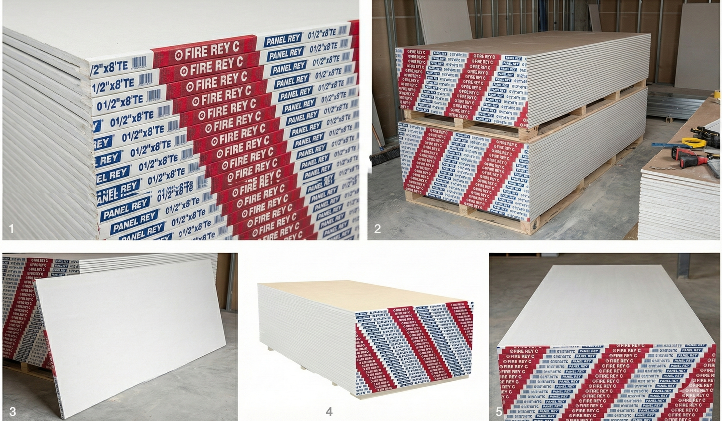 PANEL DE YESO FIRE REY X